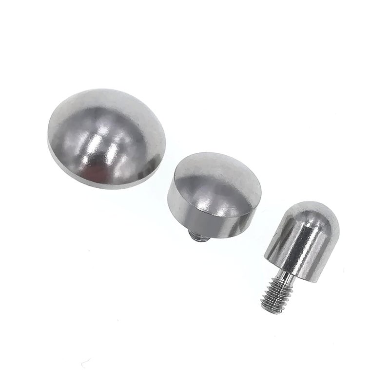 suxing Spherical Point Contact Point for Dial Digital Indicator Depth Gauge Tip 4-48 UNF Thread Shank (A Set) - Image 2